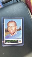 Tom Watkins NFL Halfback Detroit Lions
