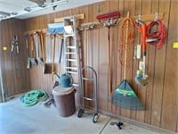 Werner 6ft Ladder, Lawn Tools, Dolly, B&D Trimmer