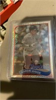 Aaron Judge Topps Chrome Yankees