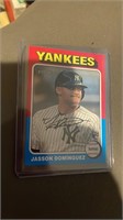 Jasson Dominguez Topps Heritage Outfield Yankees #