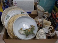 Various collectible dishes
