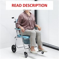 $174  OasisSpace Folding Shower Wheelchair  300lbs