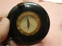 Westclox Purse Watch, Art Deco, Dark Bakelite