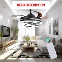 $215  48 Inch Retractable LED Ceiling Fan
