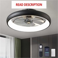 LUDOMIDE Ceiling Fans with Lights  App Control