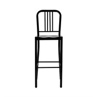 W1560  StyleWell Kipling Black Metal Bar Stool wit