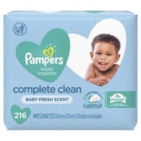 Pampers Baby Fresh Baby Wipes 3X Flip-Top Packs