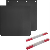 $40  24x24 Black Mud Flaps with Tape  2 Pack