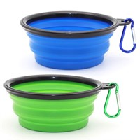 Dog Bowl Pet Collapsible Bowls, 2 Pack for Cats