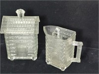 Antique Central Glass Co.  Pressed Clear Glass