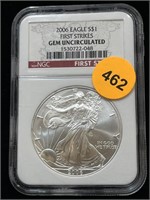 Gem Unc. NGC 2006 American Eagle