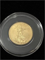 1/10 Ozt Fine Gold 2020 US Gold $5 Coin