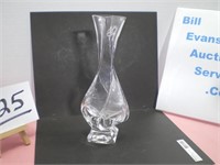 Lead Crystal (24%) Spiral Bud Vase