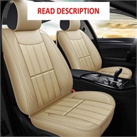 $110  AOOG Leather Car Seat Covers  BEIGE