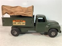 1950s BUDDY L Army Supply Corps  Truck, 8in X 14in