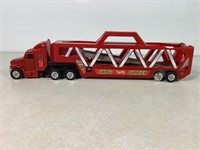 Hot Wheels Car Carrier, 18.5in L., Missing 2 Tires