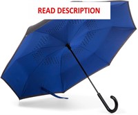 $15  Royal/Black InBrella- Reverse Close Umbrella