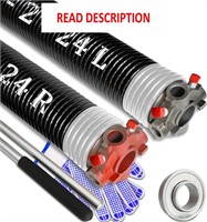 $92  Torsion Spring Set  .218x2x24  16000 Cycles