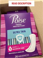 $24  Poise Ultra Thin Pads  90 Count
