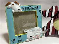 THREE DOG THEMED PICTURE FRAMES