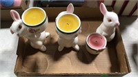 Bunny candles