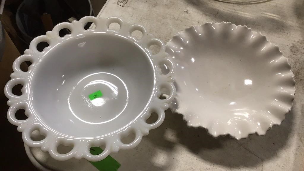 White bowls