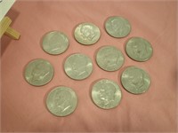 Eisenhower One Dollar Coins, 10 Total