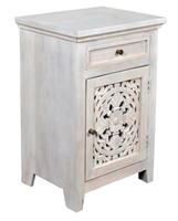 Carved Lace Harlow Side Cabinet