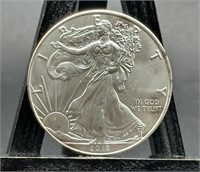 2018 Silver American Eagle BU 1 Coin 1 Oz $1