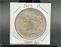 Uncirculated 1923 Philadelphia Mint Silver Peace