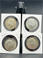 4 1966-68 Kennedy Half Dollars