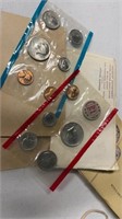 1971 mint uncirculated coin set Kennedy half