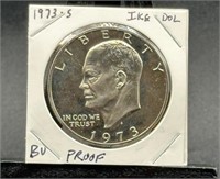 1973-S Eisenhower Proof Dollar