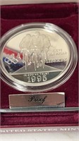 1995 US Olympic Games Silver Dollar coin