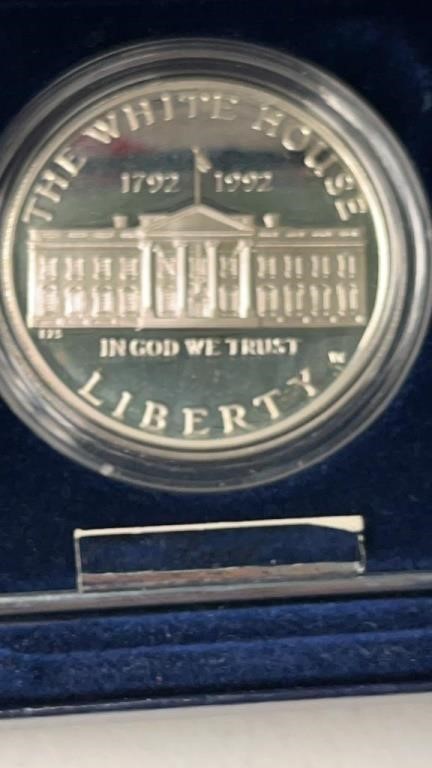 1992 White House Silver 220 Anniversary coin