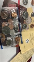 1990 Uncirculated mint coin set Kennedy half