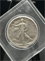 1942 Walking Liberty Half Dollar No Mint Mark