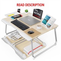 $70  SAIJI Folding Bed Desk  25.6x19.3 Lap Desk