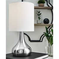 Camdale Silver Metal Table Lamp