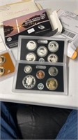 2014 Silver Proof Set  5 quarters half and dime