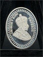 Queen Victoria Oval Shaped 999 Silver Coin 8 Gram