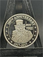 2017 I Want You 1 Oz Silver Round