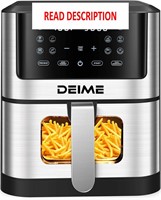 $80  6.2 QT 1500W Air Fryer  10 Presets  Non-Stick