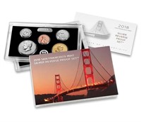2018 S US Mint Silver Reverse Proof Set - 10 Coins