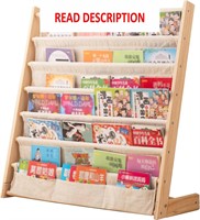 $43  6-Tier Kids Bookshelf (29.52Lx11.81Wx31.1H)