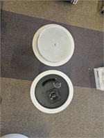 Two Bose free space DS 16 F loudspeakers