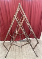 Vintage wooden clothes air dryer. One missing