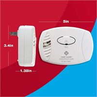 $28  First Alert AC Plug-In CO Detector