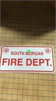South morgan fire dept license plate