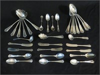 A Collection of Assorted Silver Plate Utensils